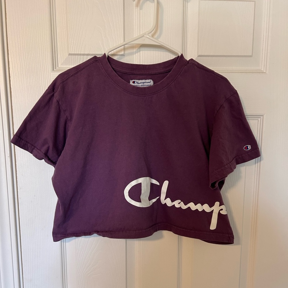 Champion Authentic Purple Tee